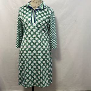 GRETCHEN SCOTT LAUGH MORE GRIPE LESS SAY YES LOVE LIFE DRESS SIZE M